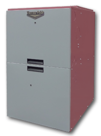 Condensing single stage multi-position gas furnace